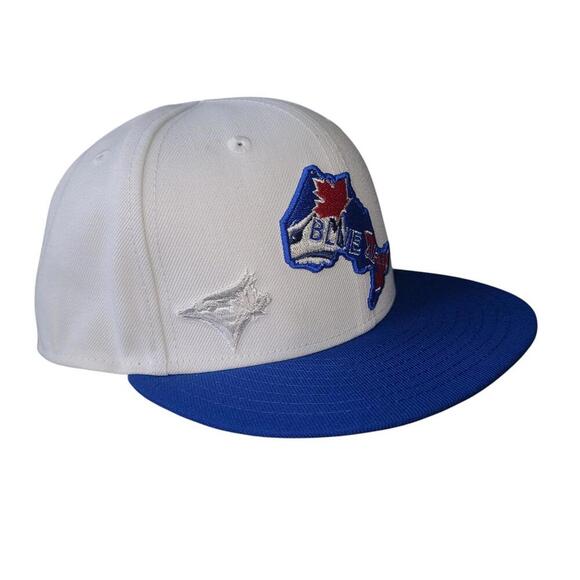 New Era Toronto Blue Jays Fitted Cap - Size 7 1/4 - Picture 6 of 8